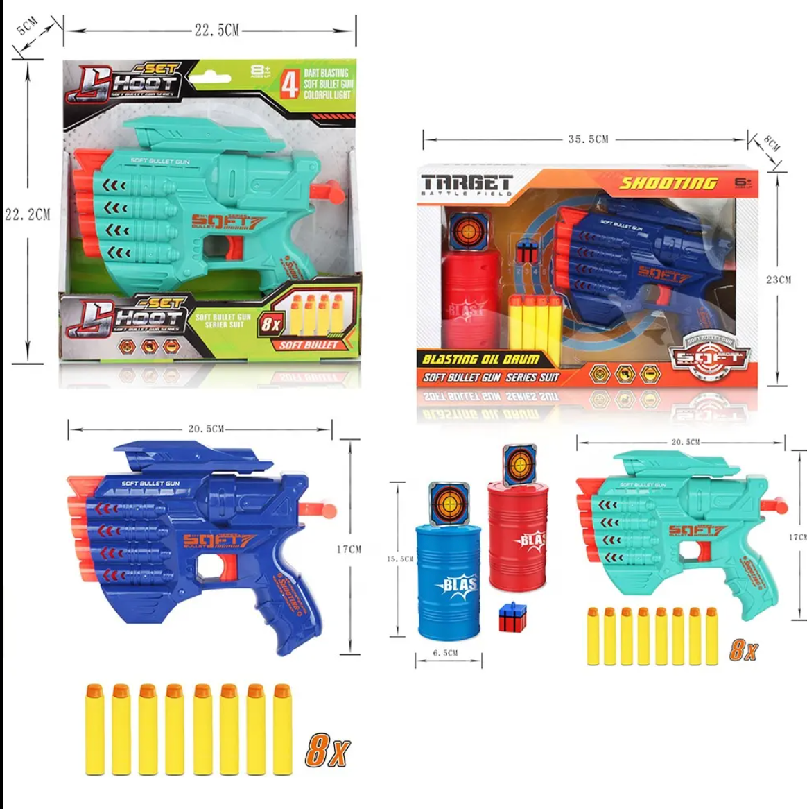 Pistola con Dardo Blaster