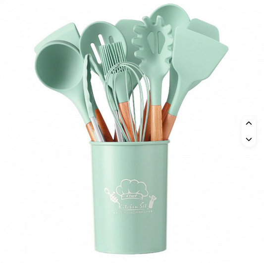 Set de Utensilios de Silicona