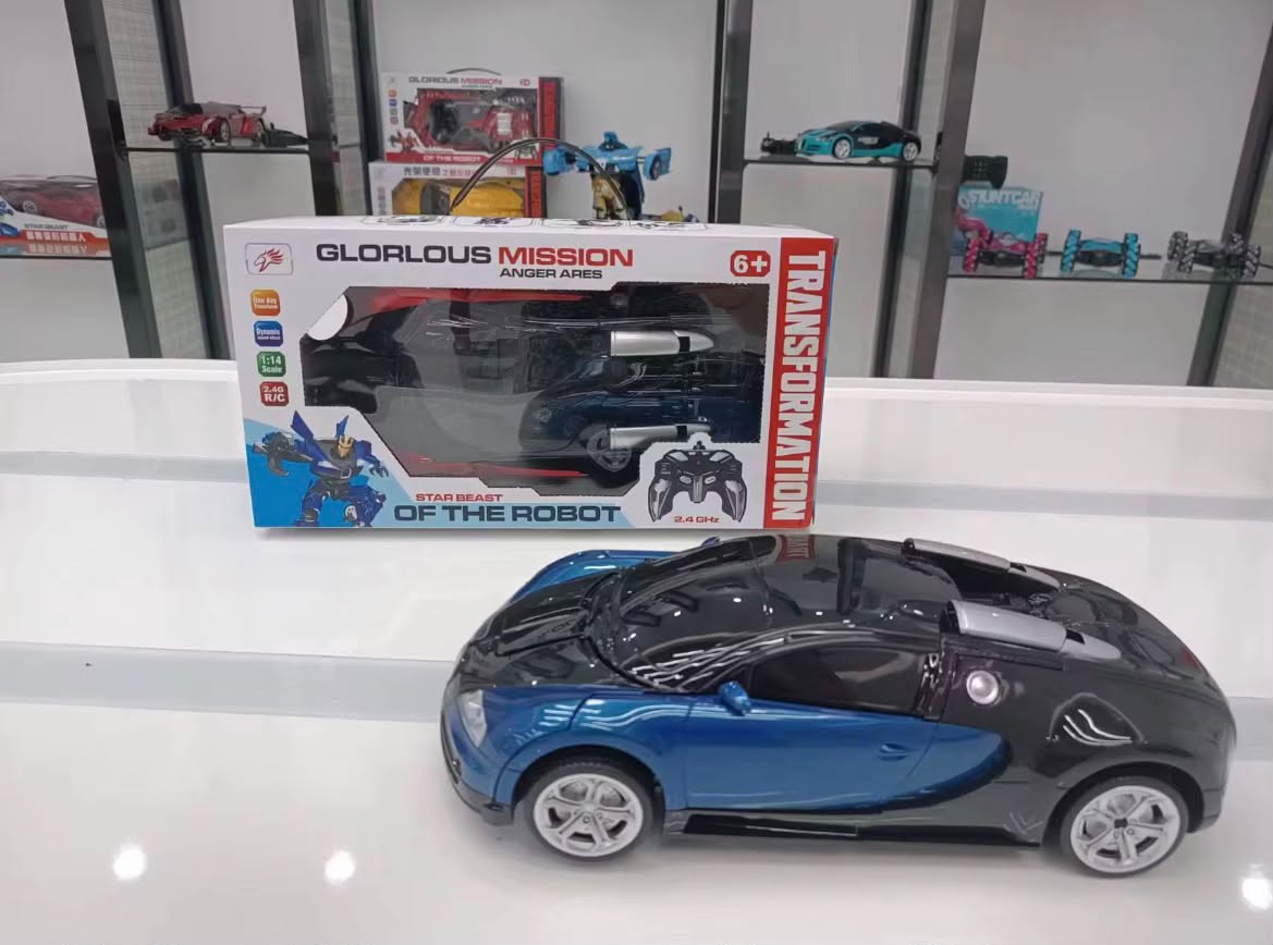 Transformer deportivo 2 en 1  (Carro-Robot)