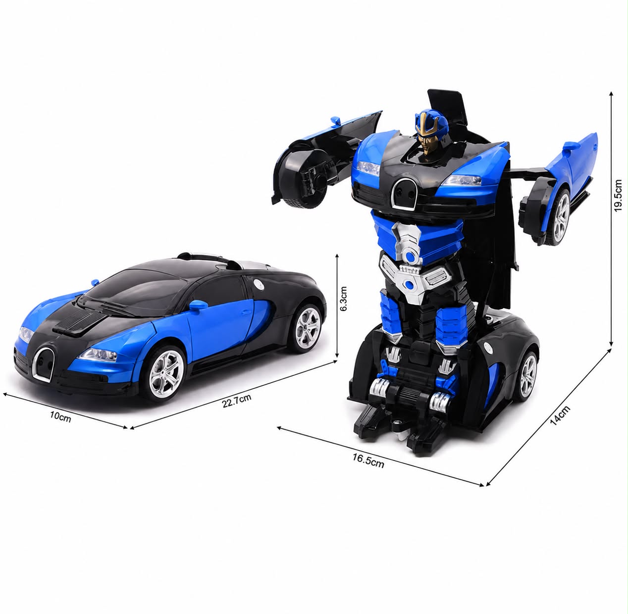 Transformer deportivo 2 en 1  (Carro-Robot)
