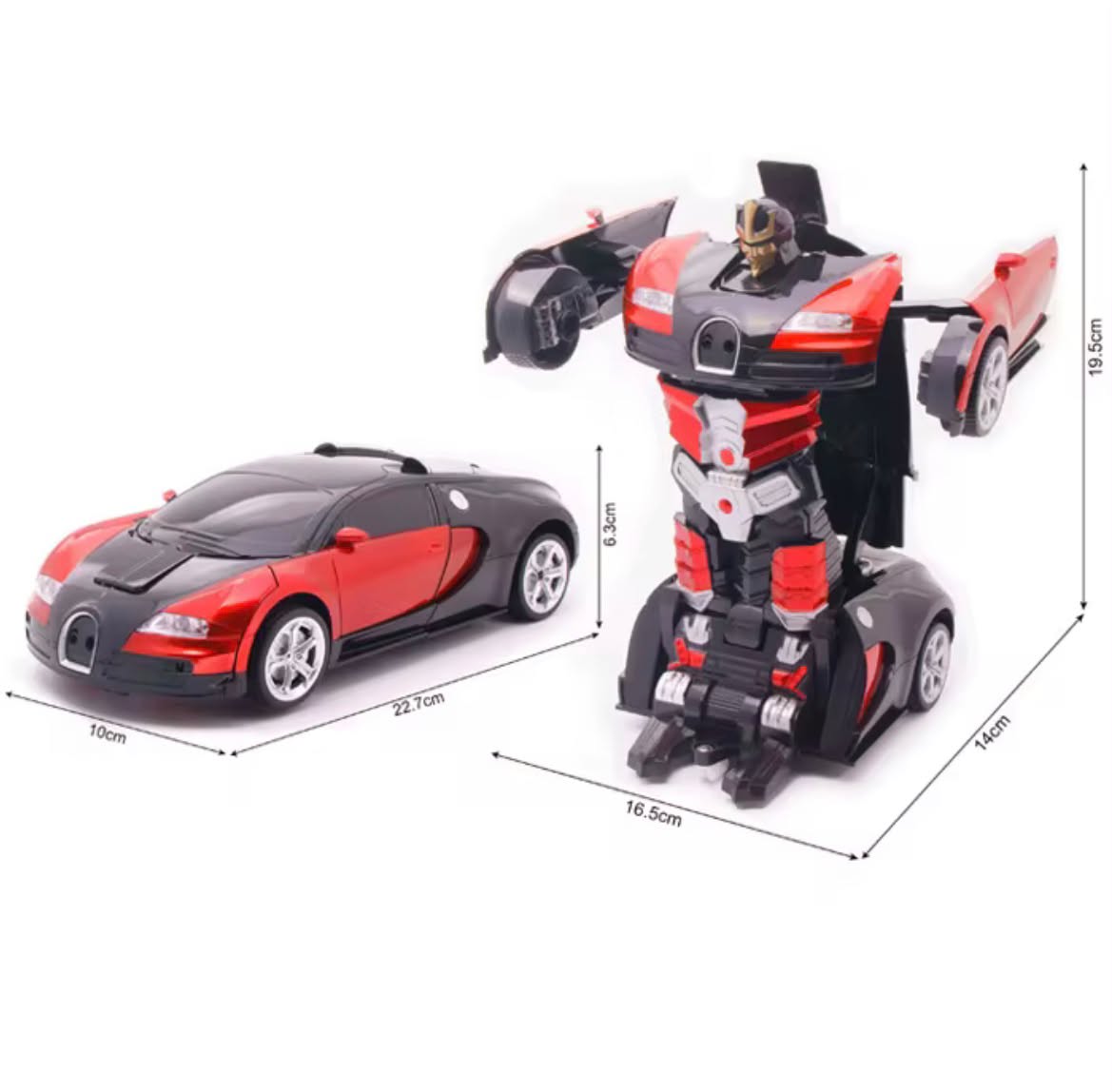Transformer deportivo 2 en 1  (Carro-Robot)