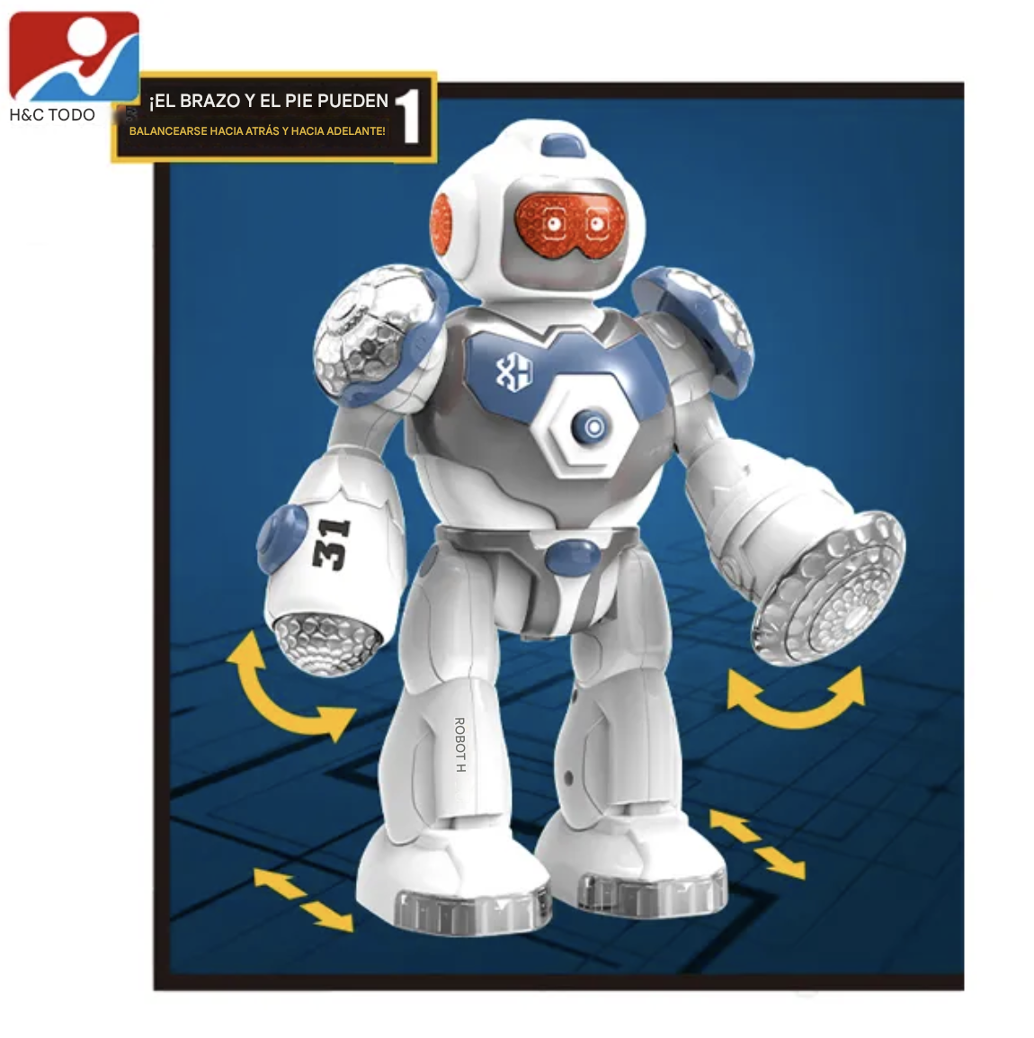 Robot de Acción con Luces