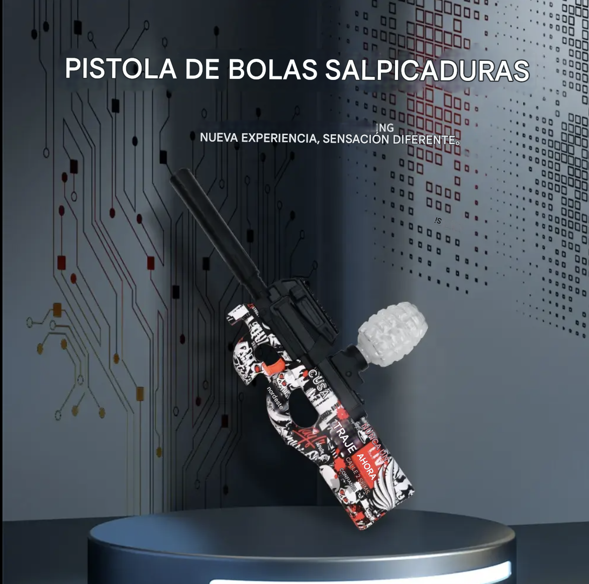 Rifle de Bolas de Gel