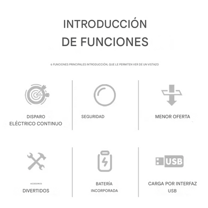 Rifle de Bolas de Gel