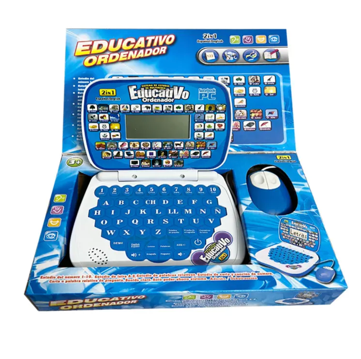 Miniordenador educativo bilingüe