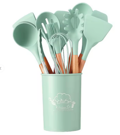 Set de Utensilios de Silicona