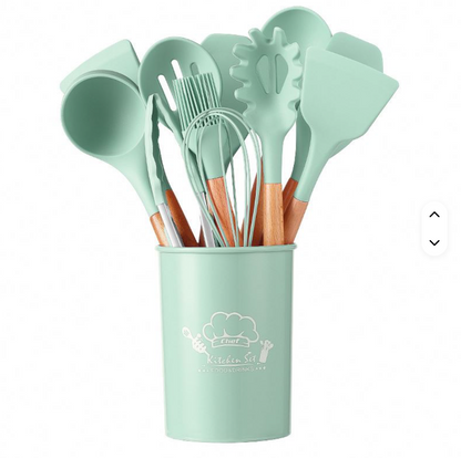 Set de Utensilios de Silicona