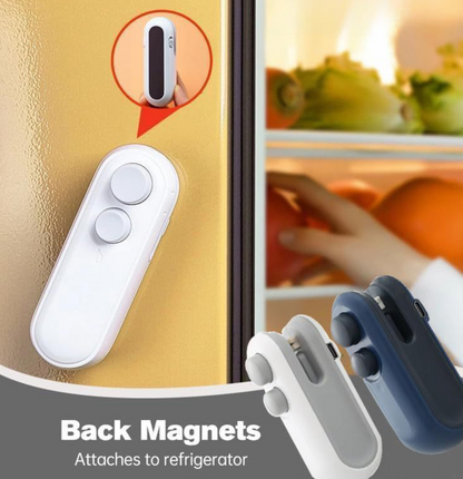 Sellador y cortador de fundas 2 en 1