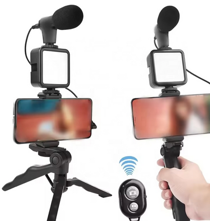 Kit 3 en 1 para grabar contenido