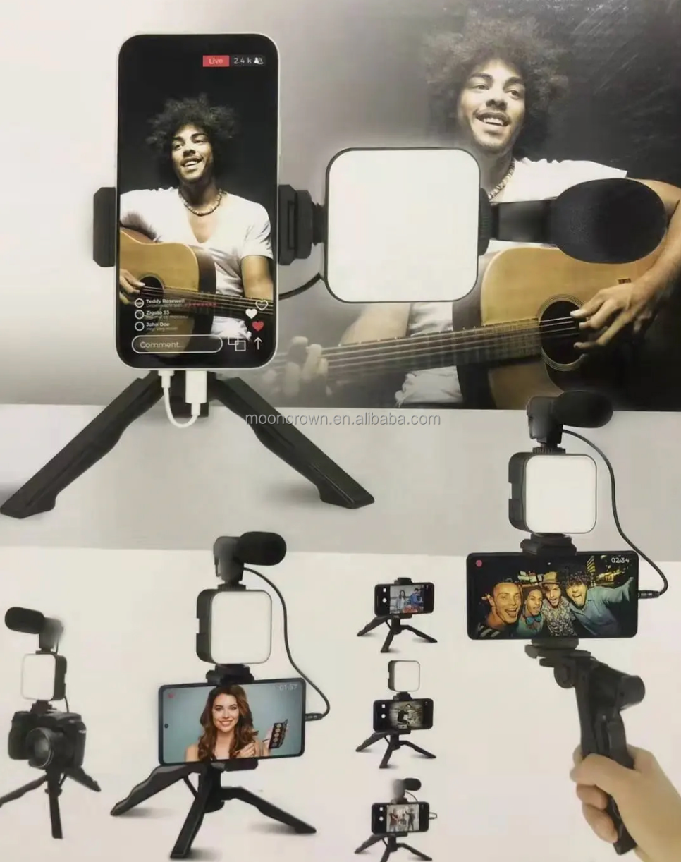 Kit 3 en 1 para grabar contenido