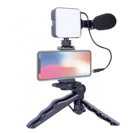 Kit 3 en 1 para grabar contenido