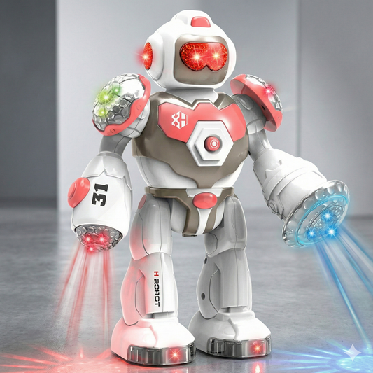 Robot de Acción con Luces