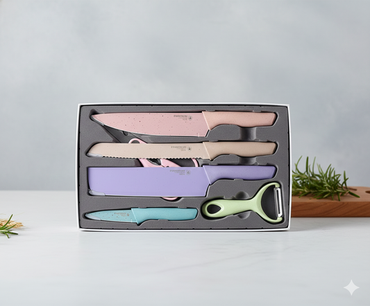 Set de Cuchillos de Cocina multicolor