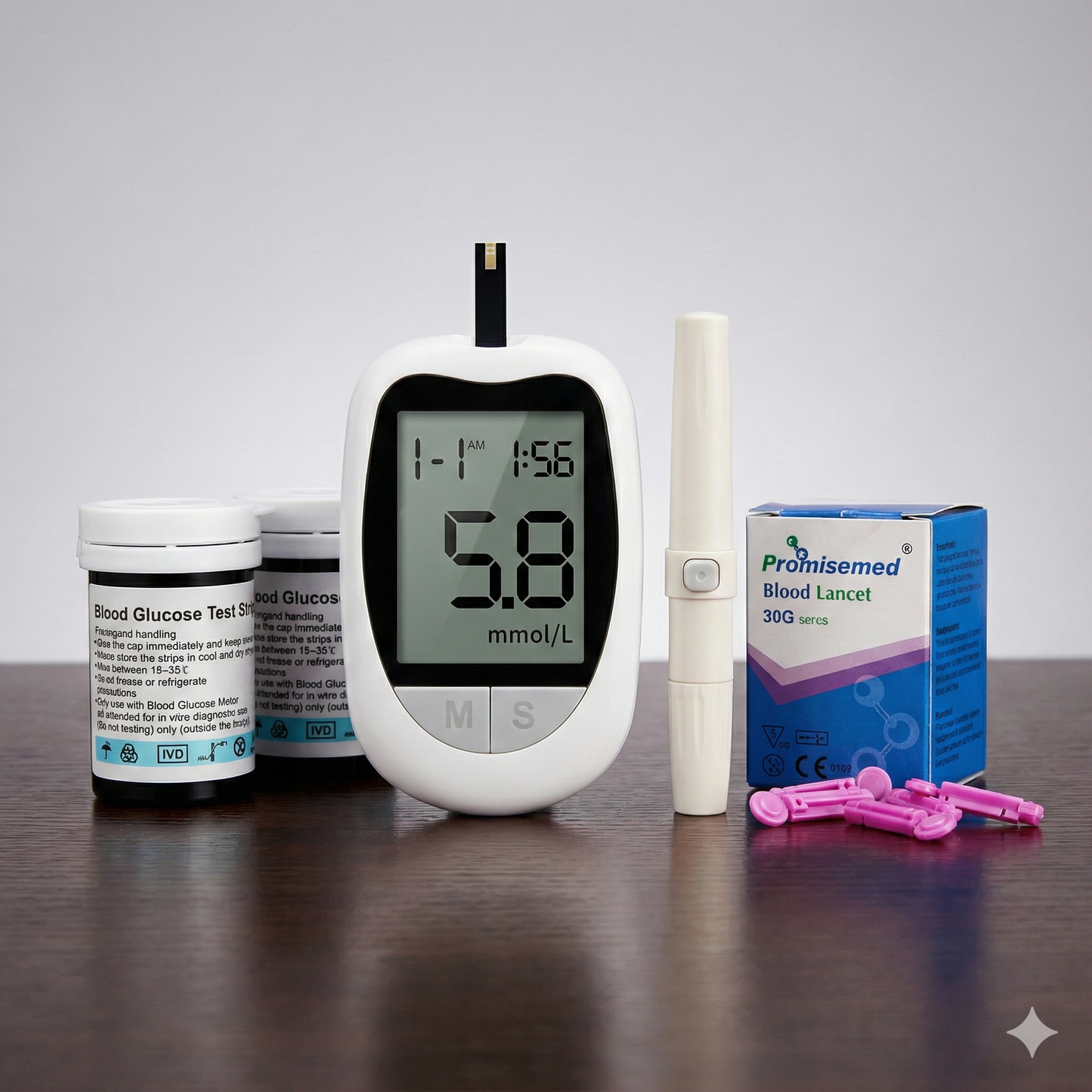 Kit de Monitoreo de Glucosa en Sangre